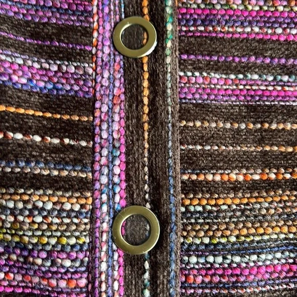 Etcetera Henry Tweed Jacket Brown Pink Orange Coat Jacket Size 8 - Picture 11 of 13